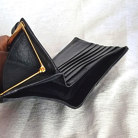 Chanel Lambskin Diamond Stitched French Wallet Black - Picture 9 of 11